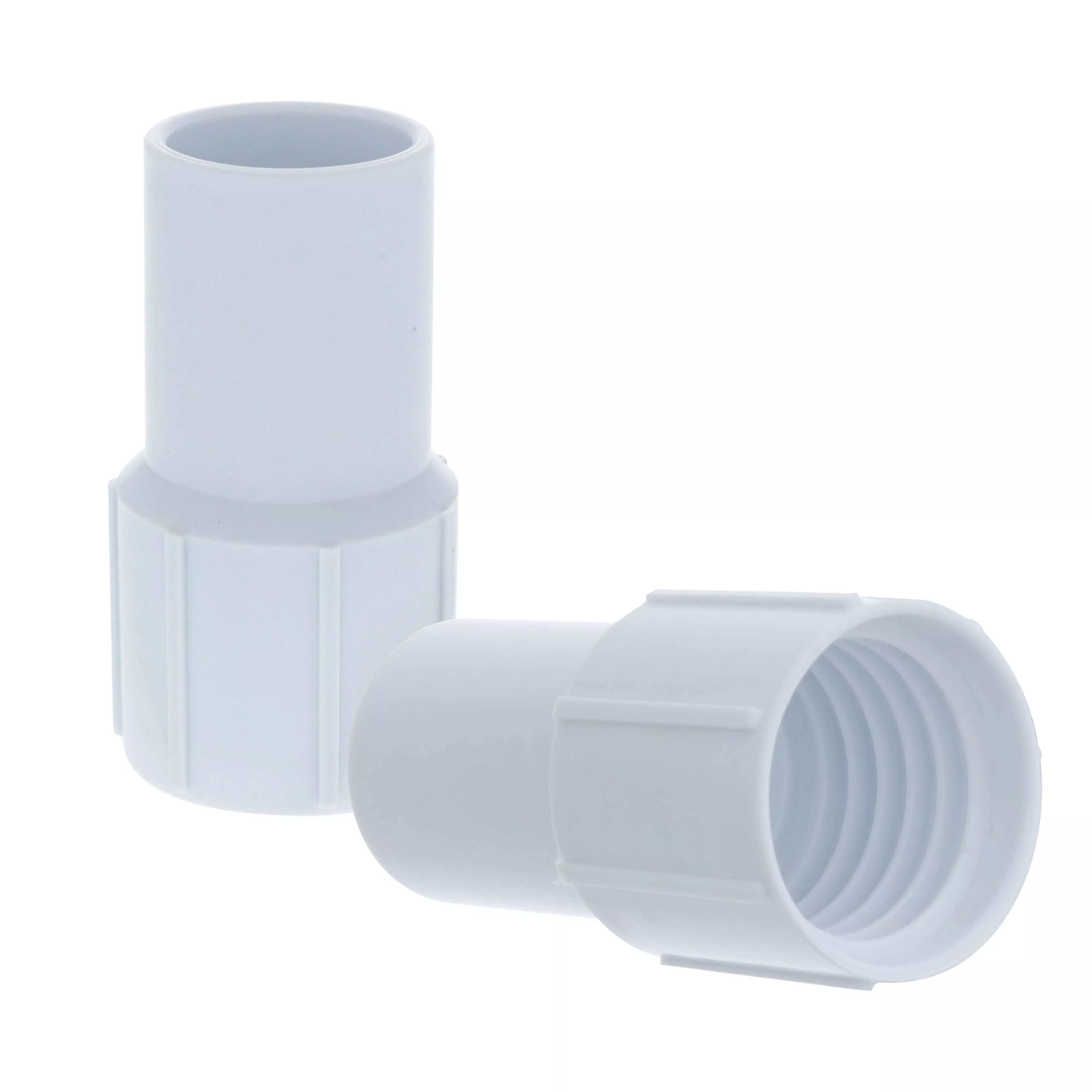 1-1-4-pool-hose-cuff-2-pack-swimming-pool-replacement-cuff-spiral-wound-vacuum-h 1-1/4 Pool Hose Cuff, 2 Pack – Swimming Pool Replacement Cuff for Spiral-Wound Vacuum Hoses – Threaded Cuff, Repair Hose Ends