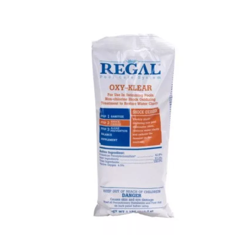 1-lb-oxy-klear-non-chlorine-shock-pouch-regal-24 1 lb Oxy Klear Non-Chlorine Shock Pouch Regal(24)