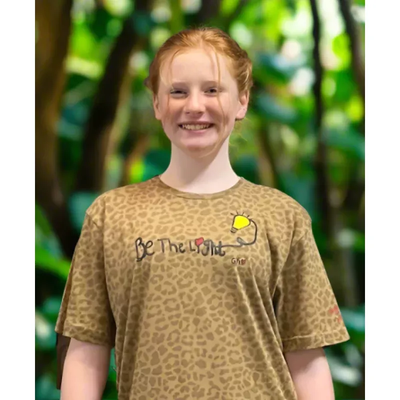 be-light-unisex-leopard-t-shirt “Be the Light” Unisex Leopard T-Shirt