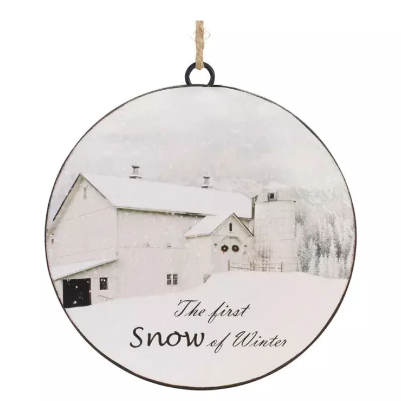 first-snow-winter-ornament “First Snow of Winter” Ornament