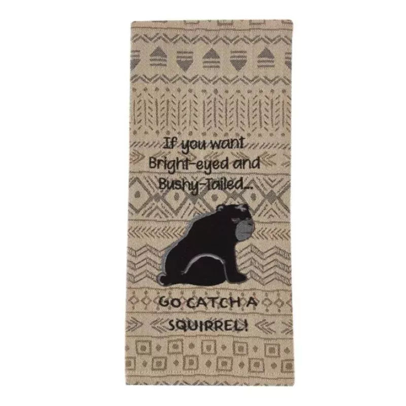 “Go Catch a Squirrel” Dish Towel