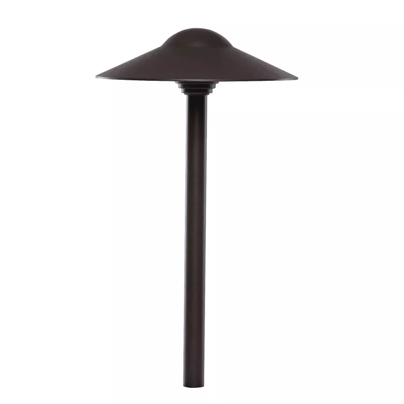 hayward-8-3-hat-textured-bronze-dome-path-light-15-stem-915030 Hayward 8.3″ Hat, Textured Bronze Dome Path Light, 15″ Stem || 915030