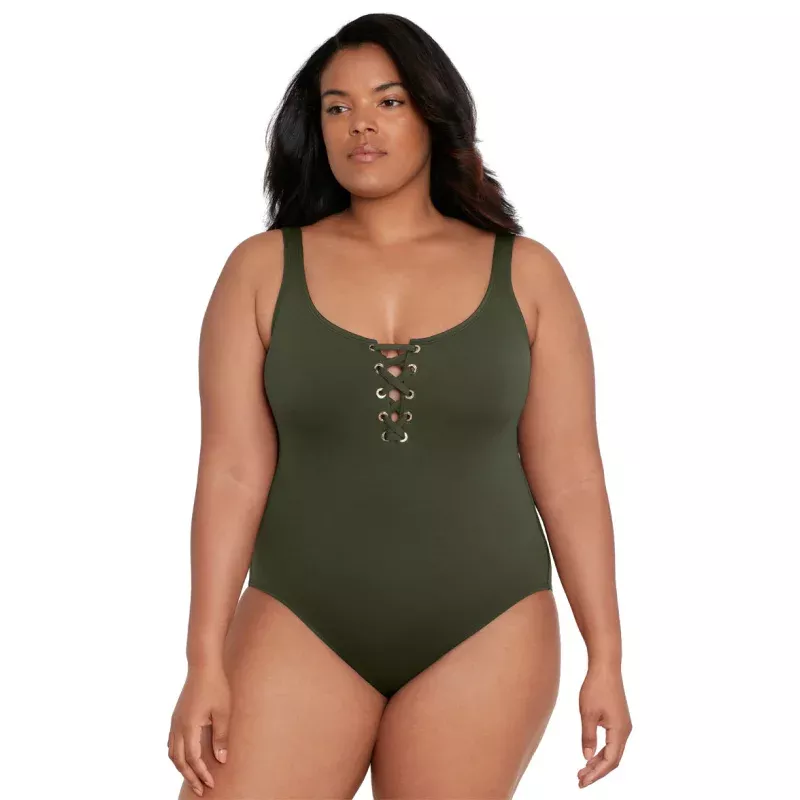 lauren-ralph-lauren-plus-size-lace-tank-one-piece-swimsuit Lauren Ralph Lauren Plus Size Lace Tank One Piece Swimsuit
