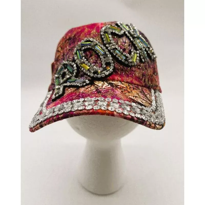 rock-floral-bling-cap “Rock” Floral Bling Cap