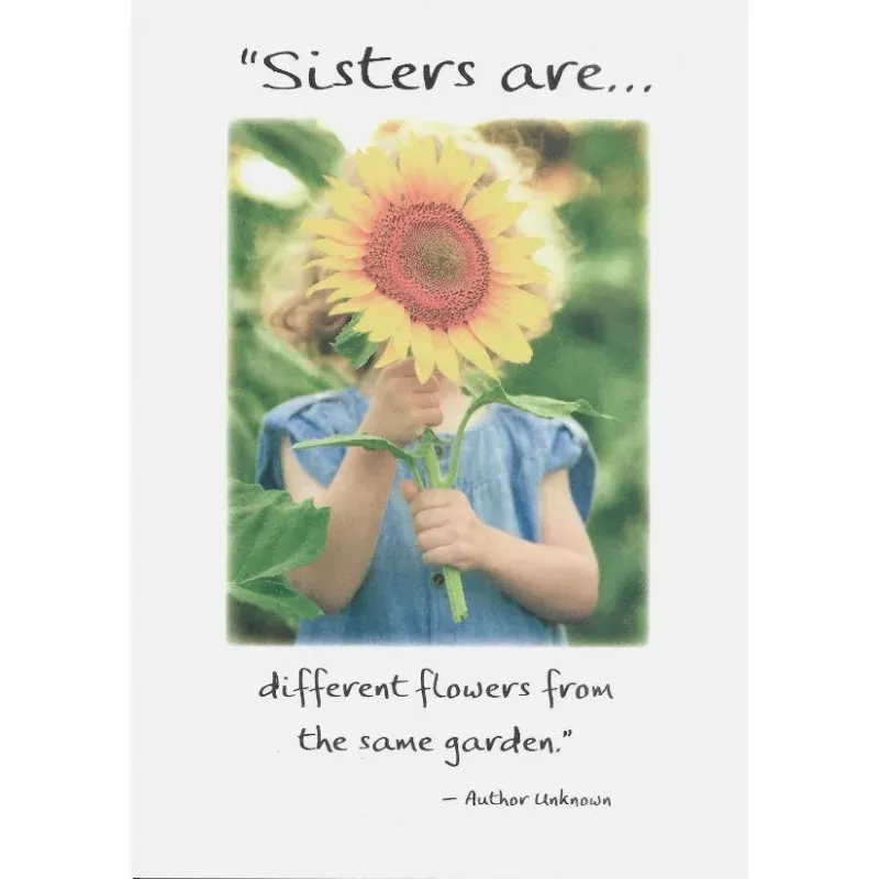 sisters-are-different-flowers-greeting-cards “Sisters Are Different Flowers” Greeting Cards