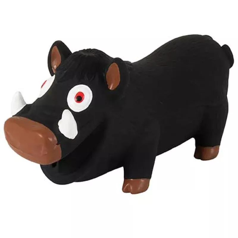 zoobilee-grunting-latex-warthog-dog-toy Zoobilee Grunting Latex Warthog Dog Toy