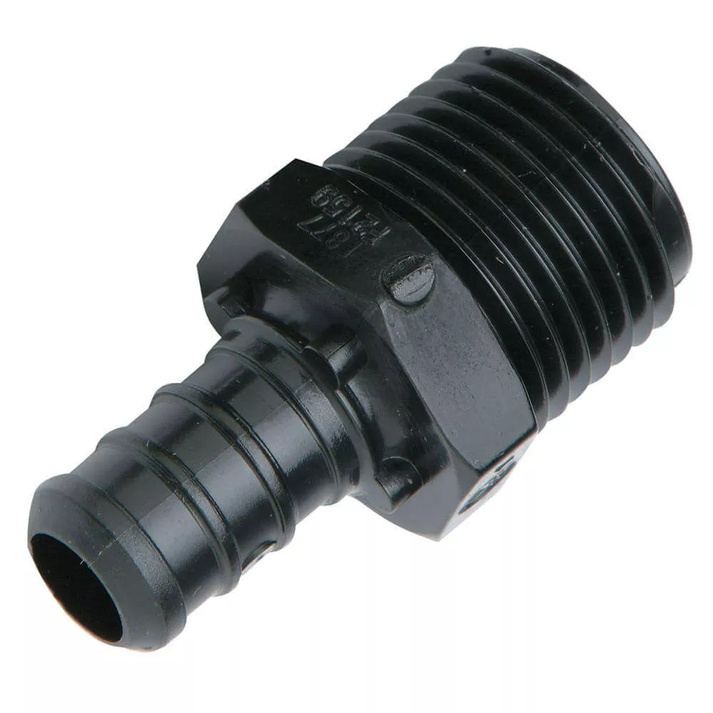 zurn-qqpmc44x-qicksert-polymer-male-adapter-3-4-in-barb-x-3-4-in-mpt Zurn QQPMC44X QickSert polymer male adapter (3/4 in barb x 3/4 in MPT)